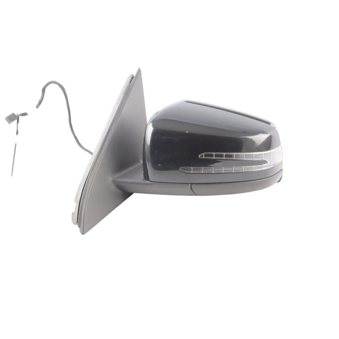 Mercedes W176 Wing Mirror Door Left N/S Outside Kosmos Black Metallic - 191