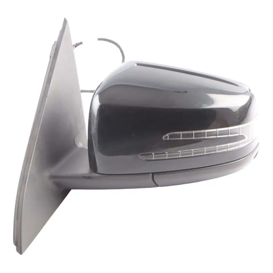 Mercedes W176 Wing Mirror Door Left N/S Outside Kosmos Black - 191