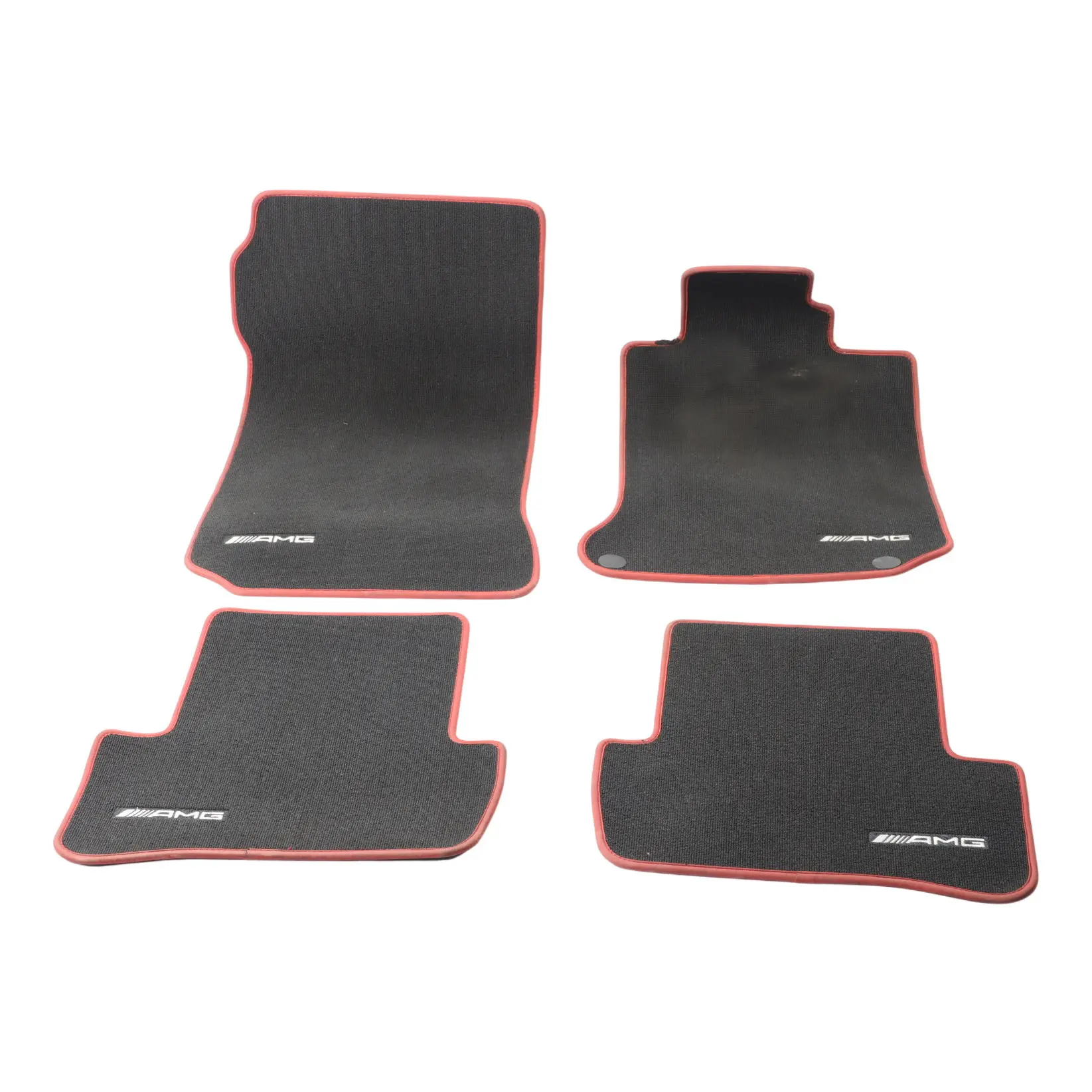 Mercedes W204 Floor Mats AMG Interior Front Rear Cover Black Set A2046806704