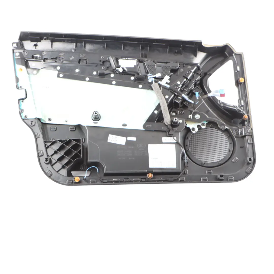 Mercedes W204 Door Card Trim Panel Black Leather Front Left N/S A2047208600