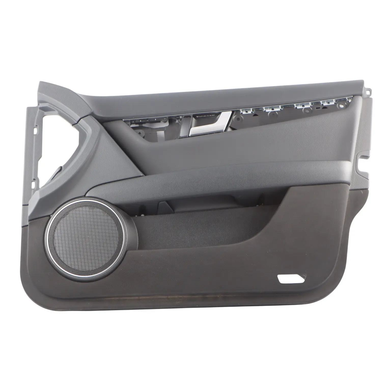 Mercedes W204 Door Card Trim Panel Black Leather Front Left N/S A2047208600