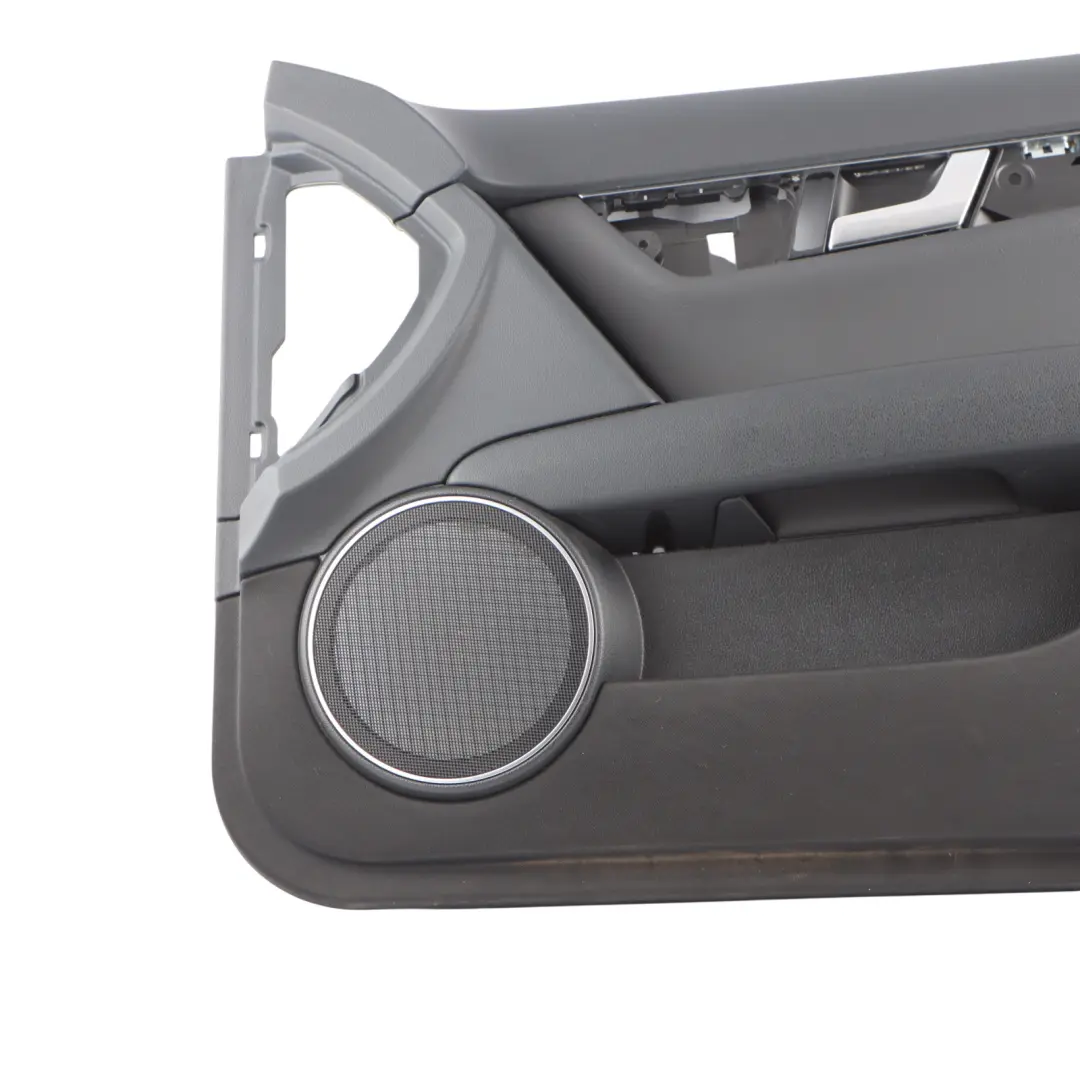 Mercedes W204 Door Card Trim Panel Black Leather Front Left N/S A2047208600