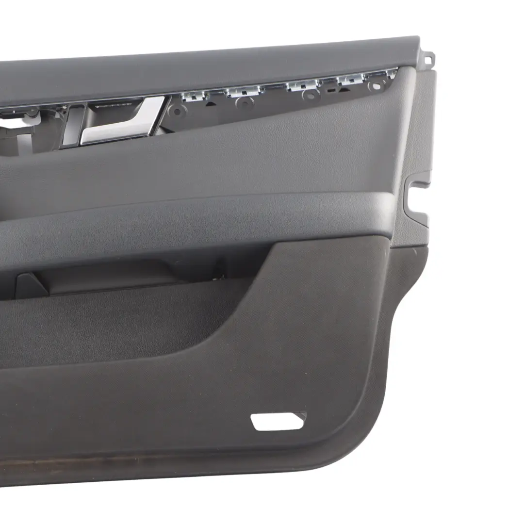 Mercedes W204 Door Card Trim Panel Black Leather Front Left N/S A2047208600