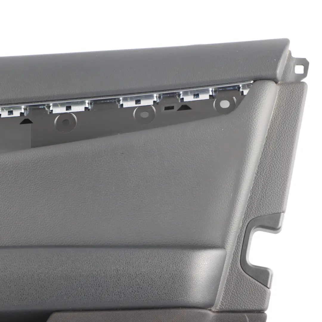Mercedes W204 Door Card Trim Panel Black Leather Front Left N/S A2047208600