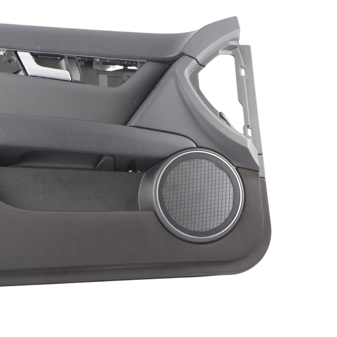 Mercedes W204 Door Card Trim Panel Black Leather Front Right O/S A2047208700