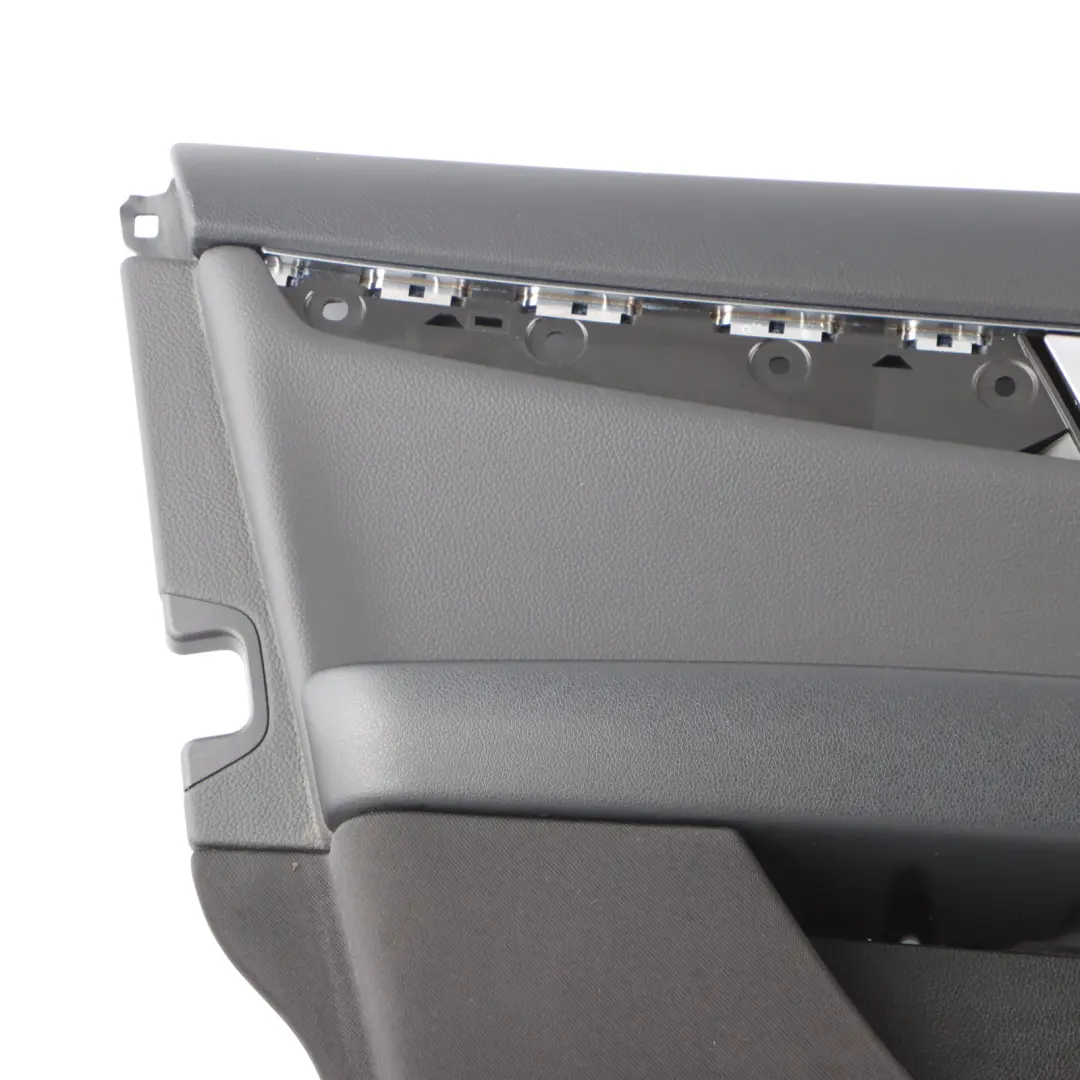 Mercedes W204 Door Card Trim Panel Black Leather Front Right O/S A2047208700