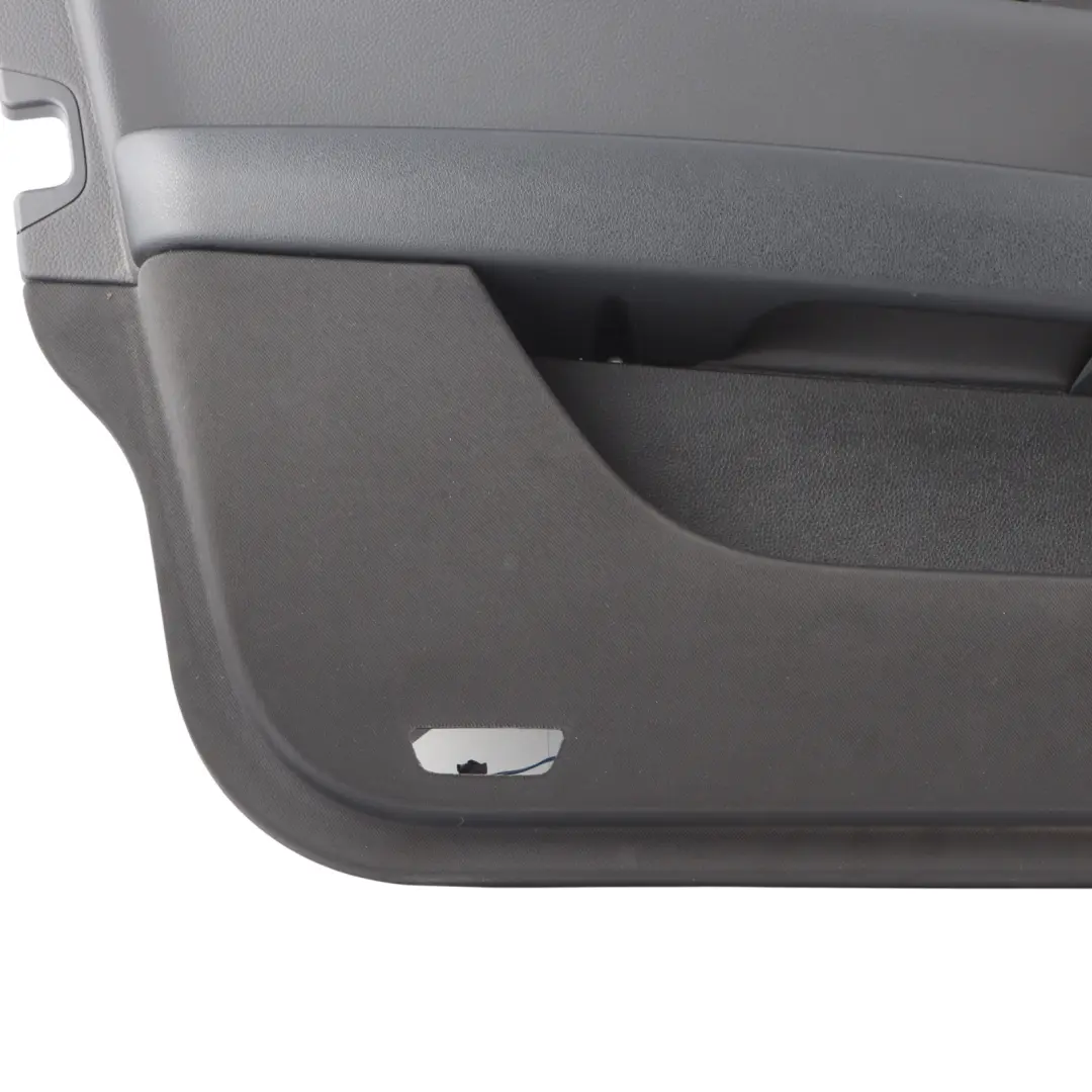 Mercedes W204 Door Card Trim Panel Black Leather Front Right O/S A2047208700