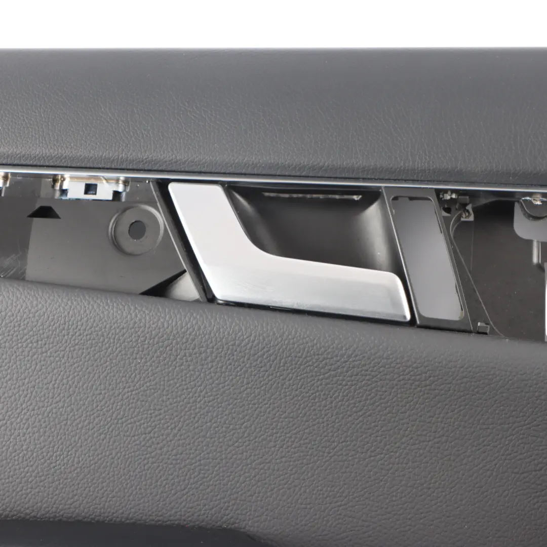 Mercedes W204 Door Card Trim Panel Black Leather Front Right O/S A2047208700