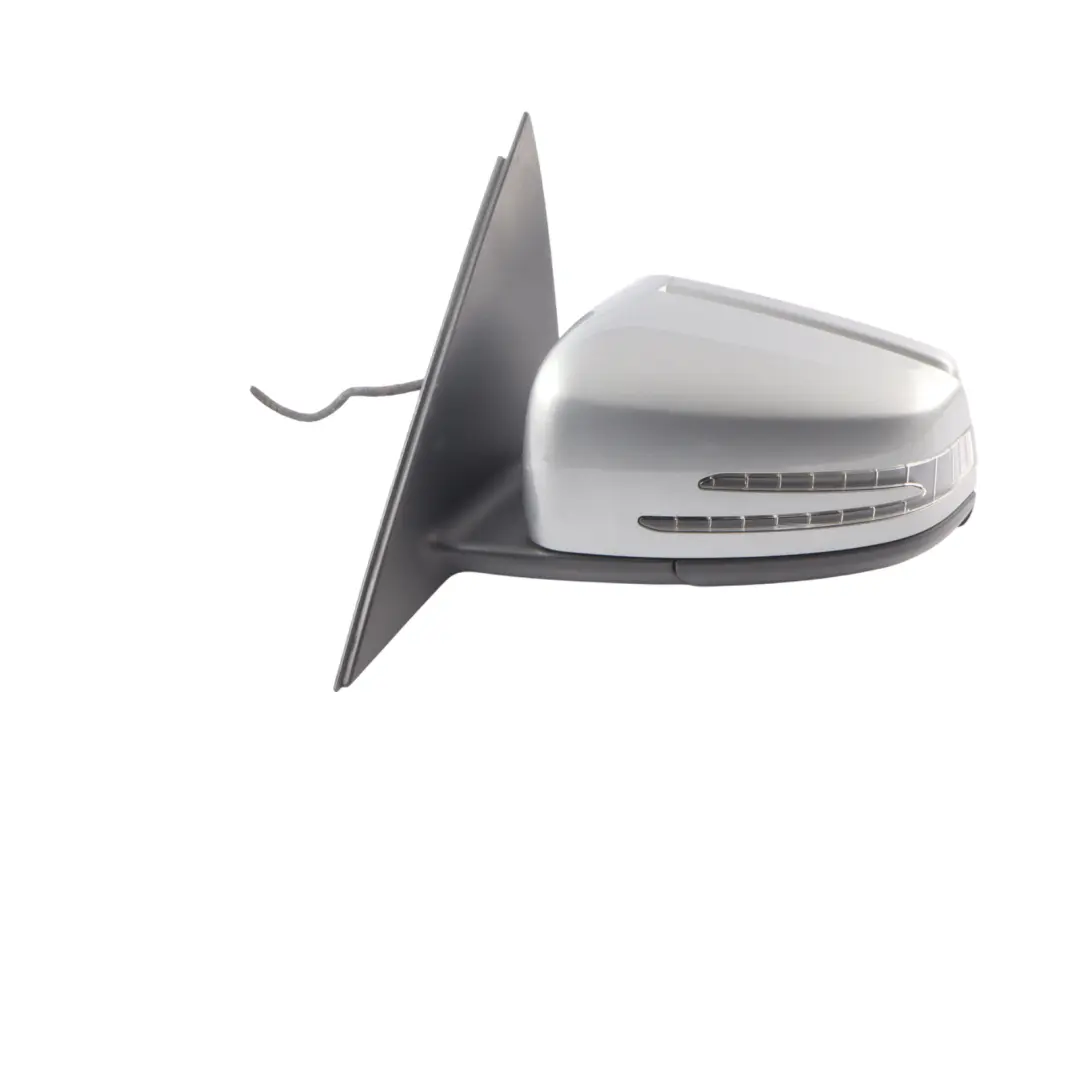 Mercedes W204 Wing Mirror Power Fold Door Left N/S Outside Iridium Silver - 775