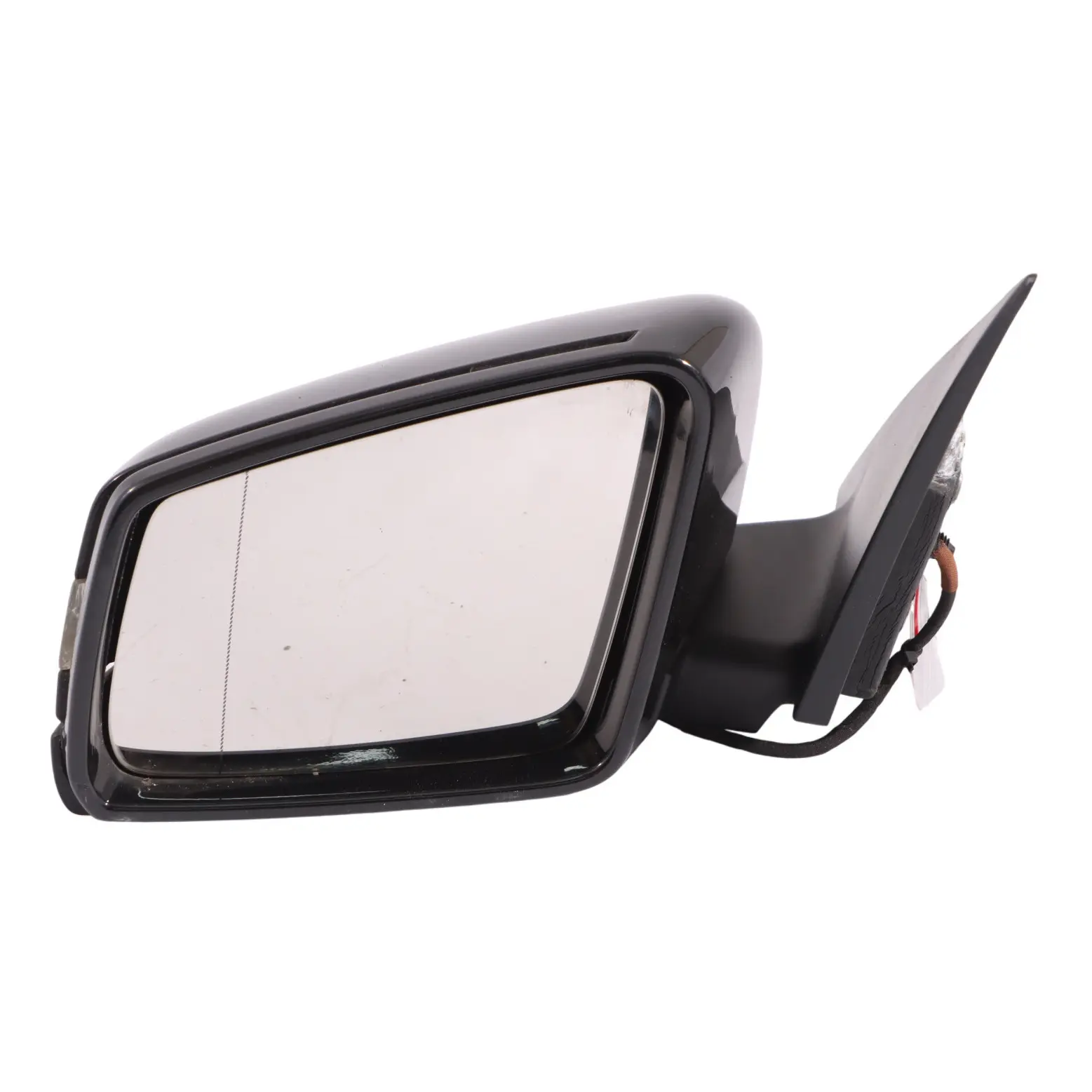 Mercedes W204 Wing Mirror Power Fold Auto Dip Door Left N/S Obsidian Black