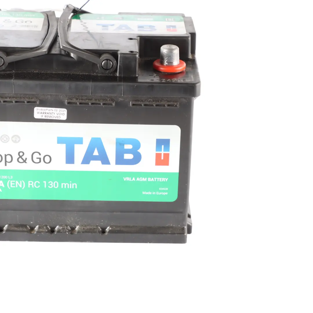 TAB AG70 AGM Start Stop Car Battery 70Ah 760A 12V