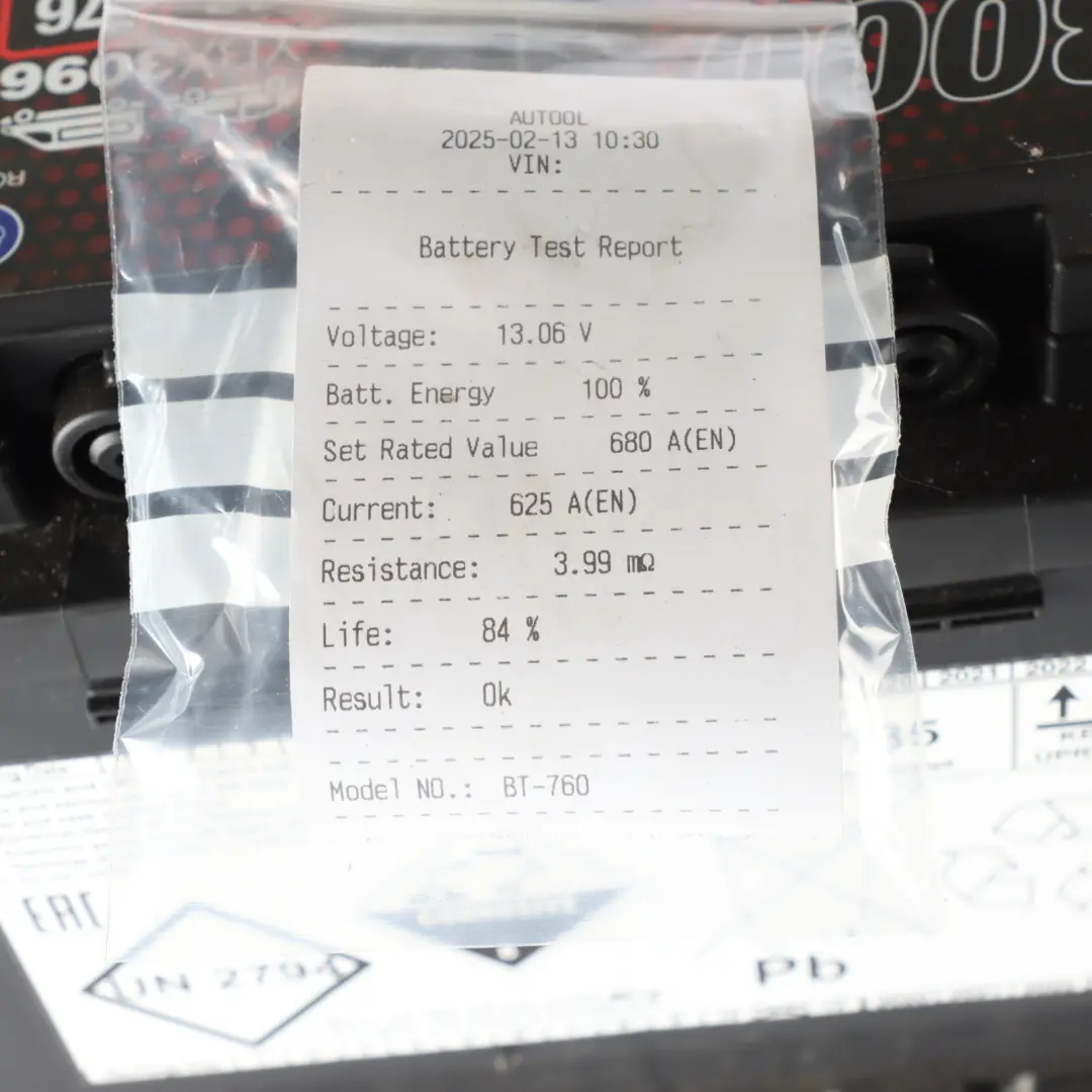 YUASA YBX 3000 12V Accumulator Battery 76Ah 680A YBX3086