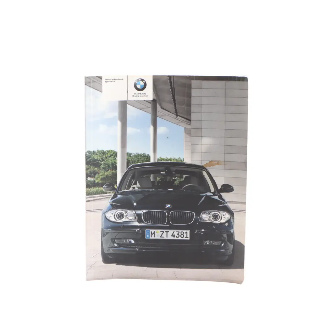 BMW E81 E87 LCI Owner's Handbook Service Booklet Pouch Case Wallet
