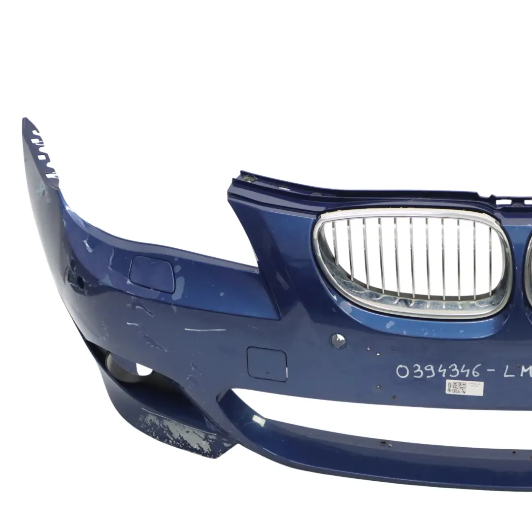 BMW E60 E61 Front Bumper M Sport Trim Panel Le Mans Blue Metallic - 381