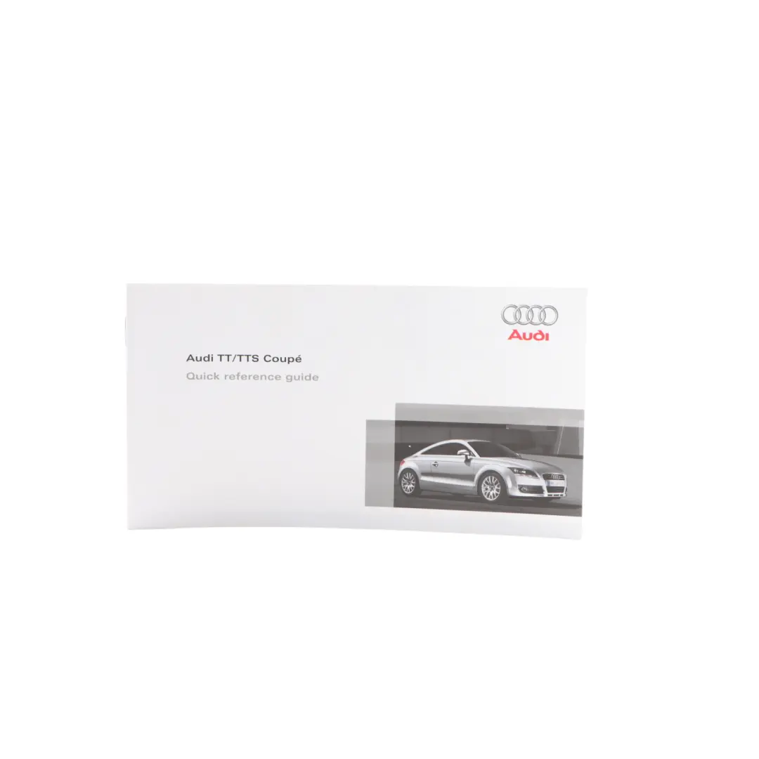 Audi TT 8J Owner's Handbook Book Instructions Manual Case Walllet 1325618J320