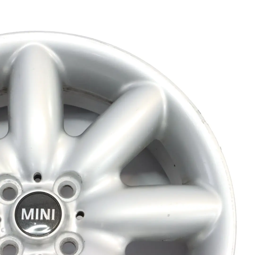 Mini Cooper R50 R55 R56 R57 Llanta de aluminio plata 17" ET: 48 7J Rayo 85