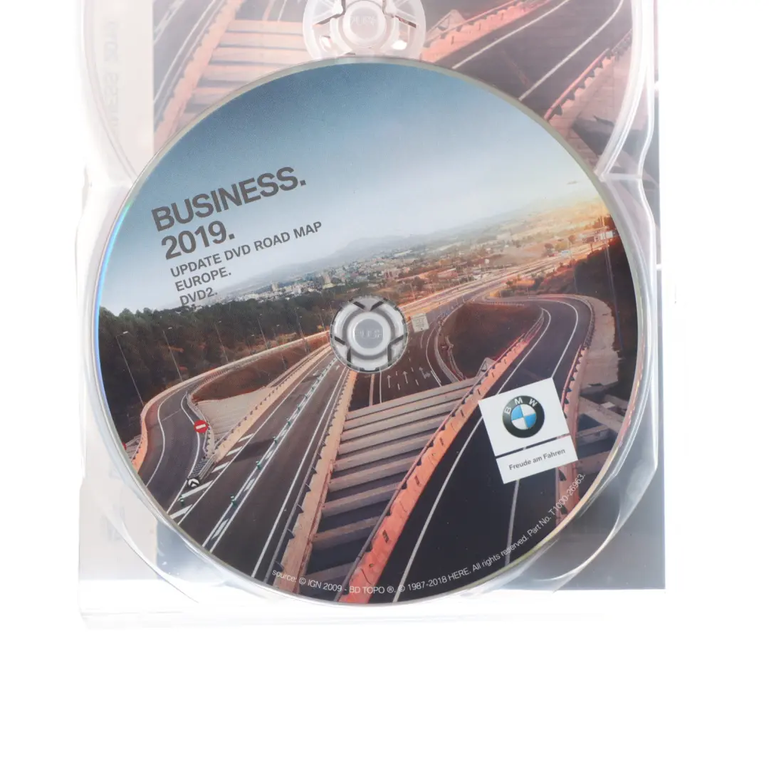 BMW Business 2019 Update DVD Road Map Europe DVD2 2465031 T1000-26963