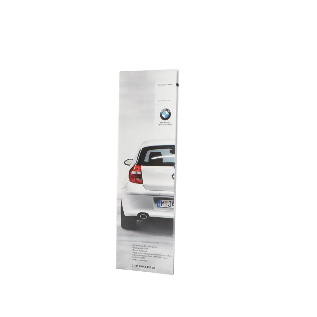 BMW E81 E87 LCI Service Booklet Owner's Handbook Radio Player Instructions