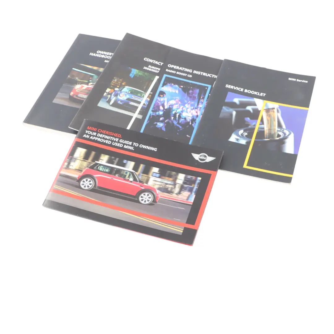 Mini Cooper R56 R57 Service Booklet Owner's Handbook Pouch Case Wallet Set