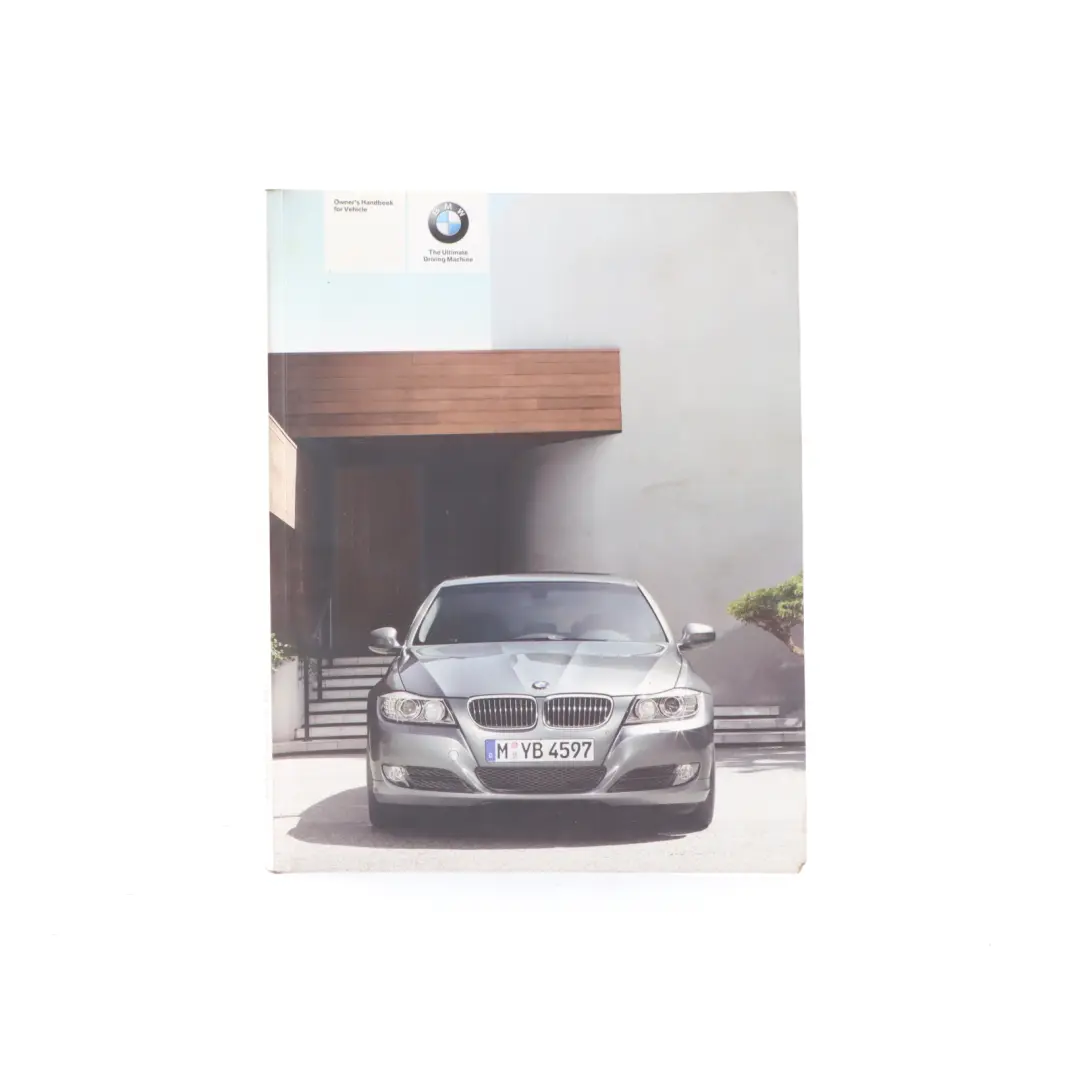 BMW E90 E91 LCI Owner's Handbook Booklet Guide Book Pouch Case