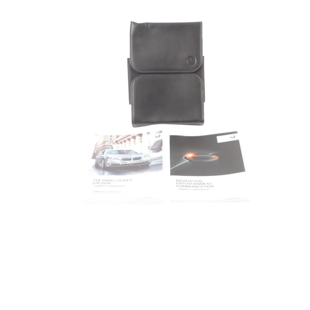 BMW F10 LCI Owner's Handbook Instruction Book Set Wallet Case Pouch 2972560