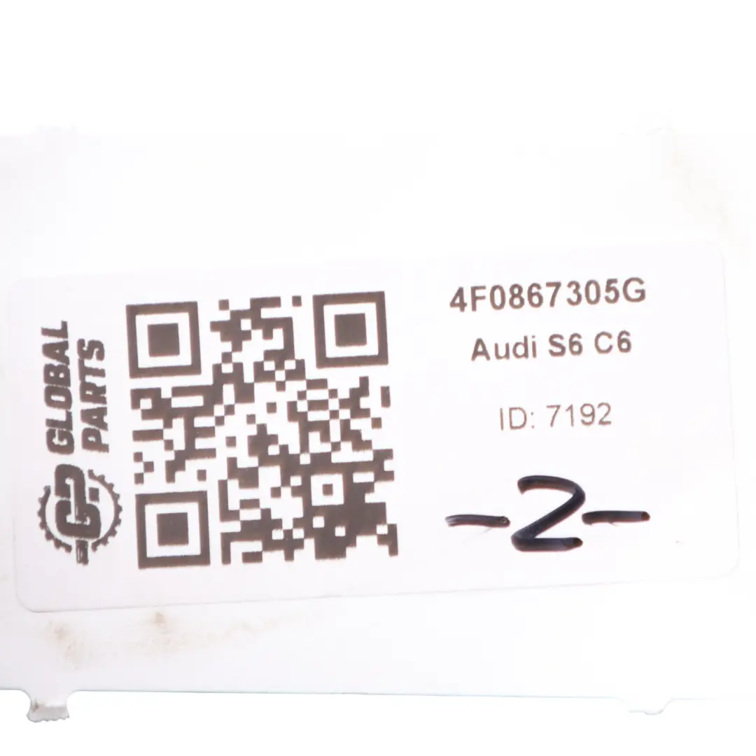 Audi S6 C6 Door Card Armrest Cover Trim Panel Front Right O/S Grey 4F0867305G