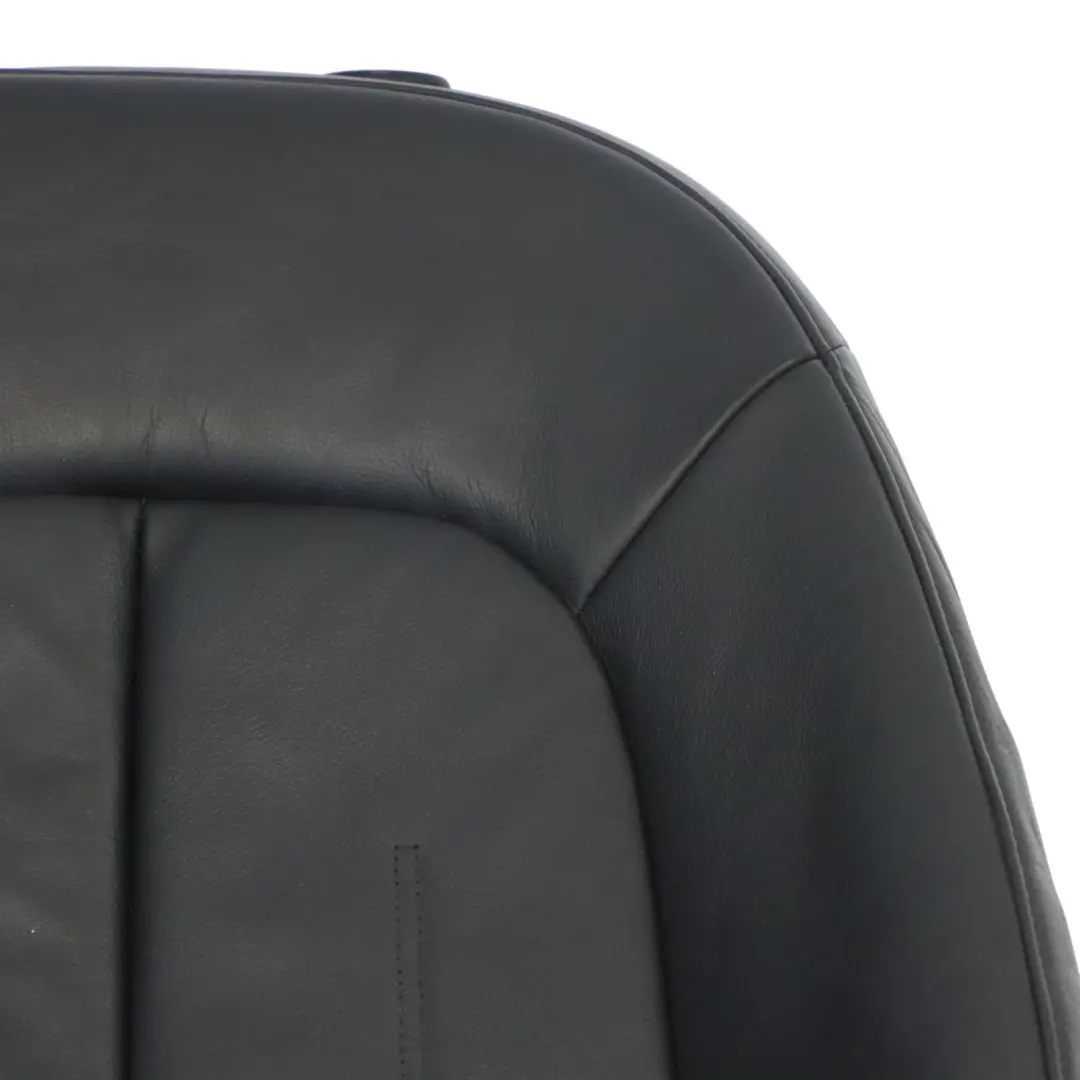 Audi A6 C7 Revestimiento Respaldo Asiento Delantero Derecho Panel Cuero Negro