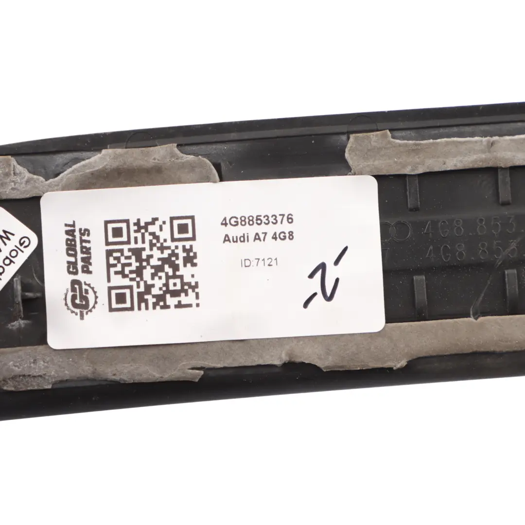 Audi S7 4G8 Door Step Cover Sill Trim S-Line Rear Right O/S 4G8853376 