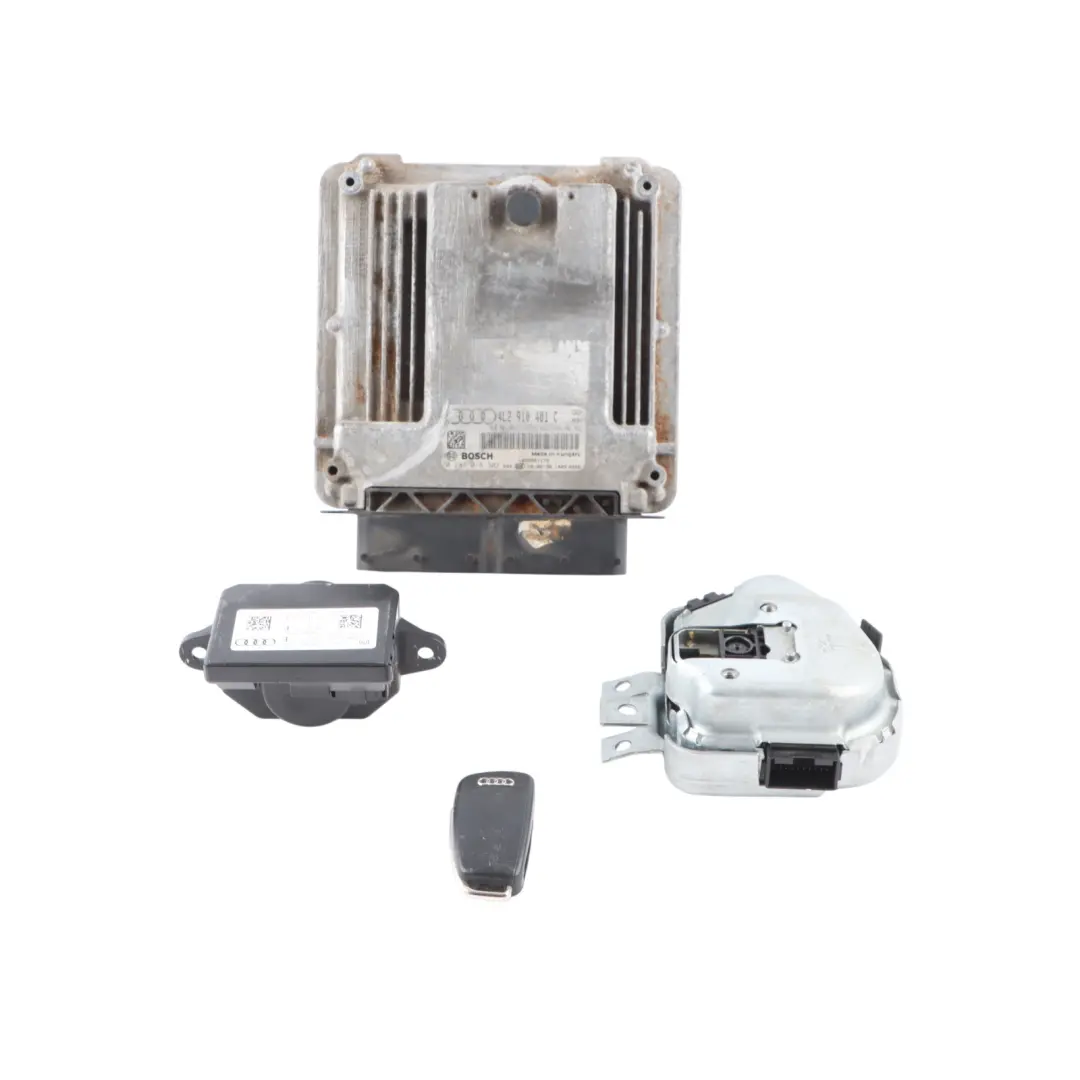 Audi Q7 4L 3.0 TDI CRCA Quattro Engine Control Unit ECU 4L2910401C Lock + Key