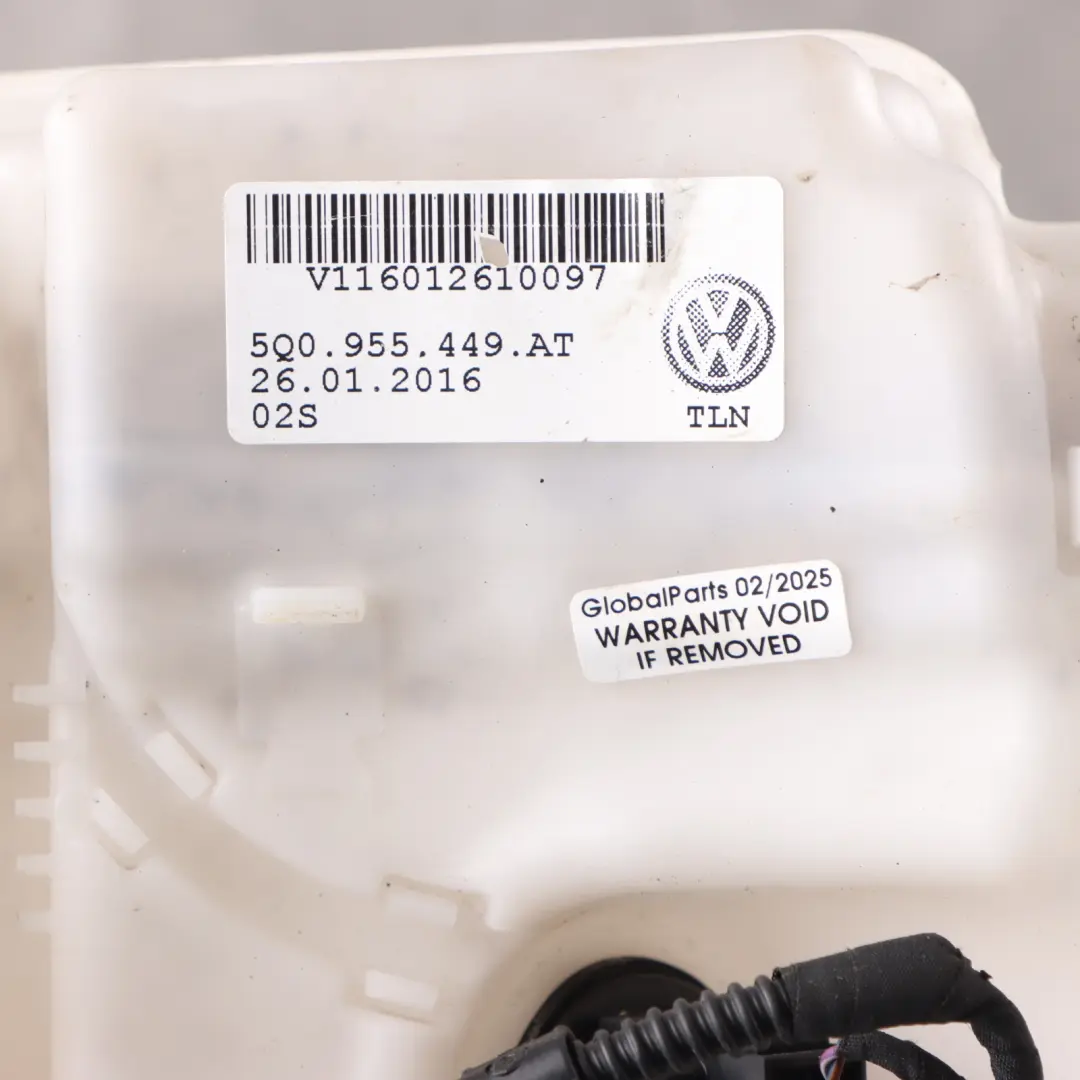 Audi A3 8V Golf MK7 Windshield Washer Fluid Reservoir Bottle Tank 5Q0955449AT