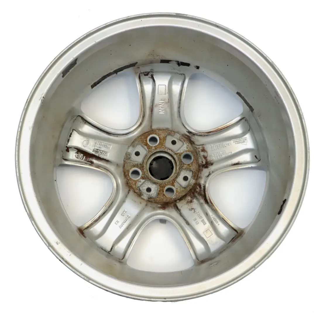 Mini Cooper One R50 R52 R53 Silver Wheel Alloy Rim 17" 7J ET:48 5-Star 91