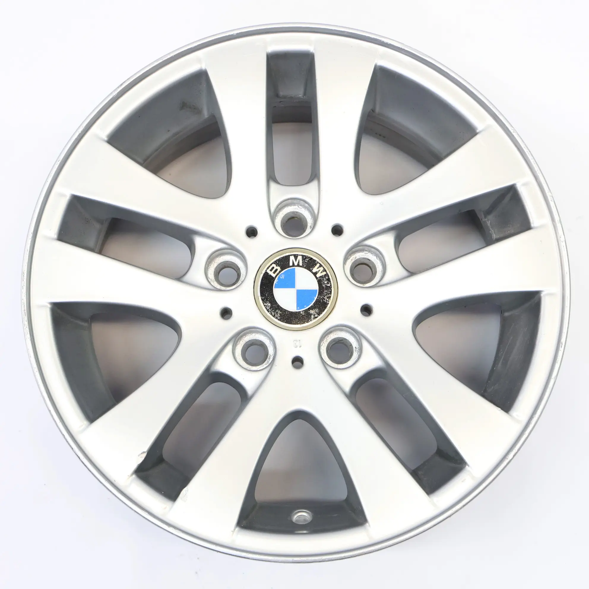 BMW E90 E91 Silver Alloy Wheel Rim 16" Double Spoke 156 7J ET:34 6765810 6775595