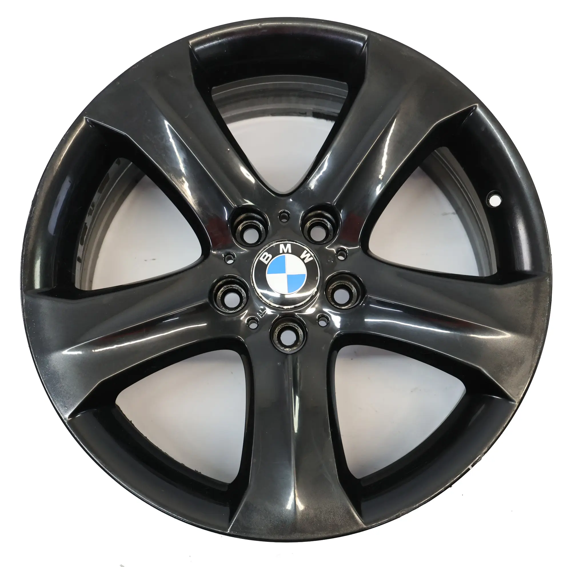 BMW X6 E71 Rueda Delantera Negra Llanta Aleación 19" Spoke 258 ET:48 9J 6778586