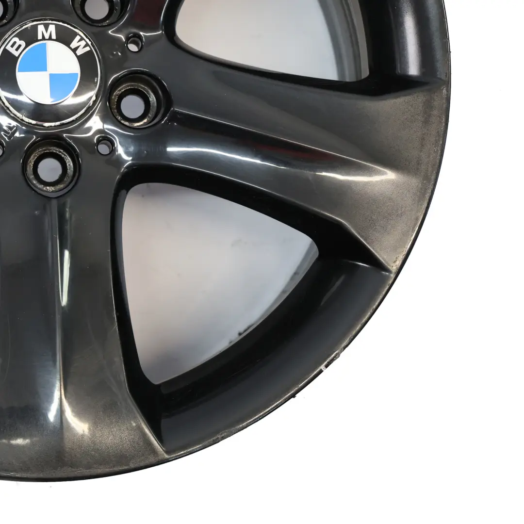 BMW X6 E71 Roue avant noire Jante en alliage 19" Star Spoke 258 ET:48 9J 6778586