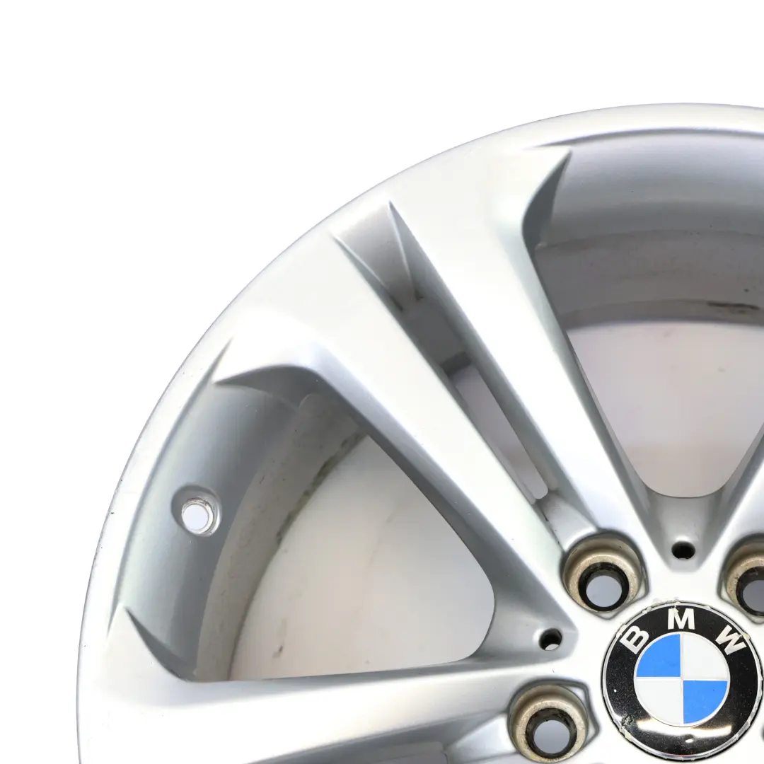 BMW F30 F31 F32 Silver Alloy Wheel Rim 19" 8,5J Double Spoke 401 ET:47 6796257