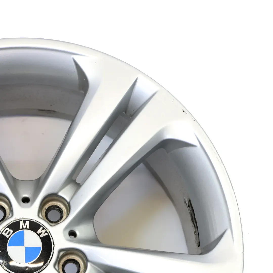 BMW F30 F31 F32 Silver Alloy Wheel Rim 19" 8,5J Double Spoke 401 ET:47 6796257