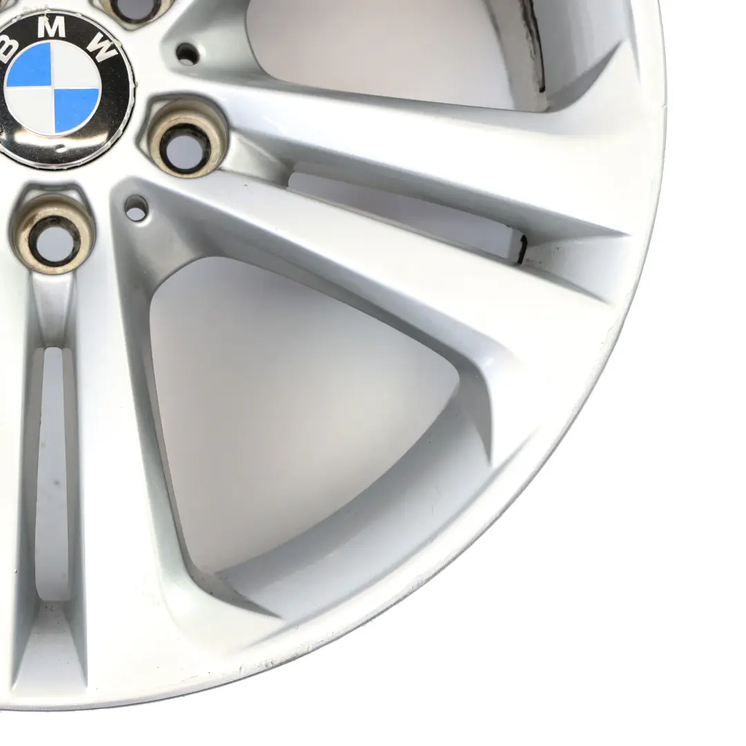 BMW F30 F31 F32 Silver Alloy Wheel Rim 19" 8,5J Double Spoke 401 ET:47 6796257