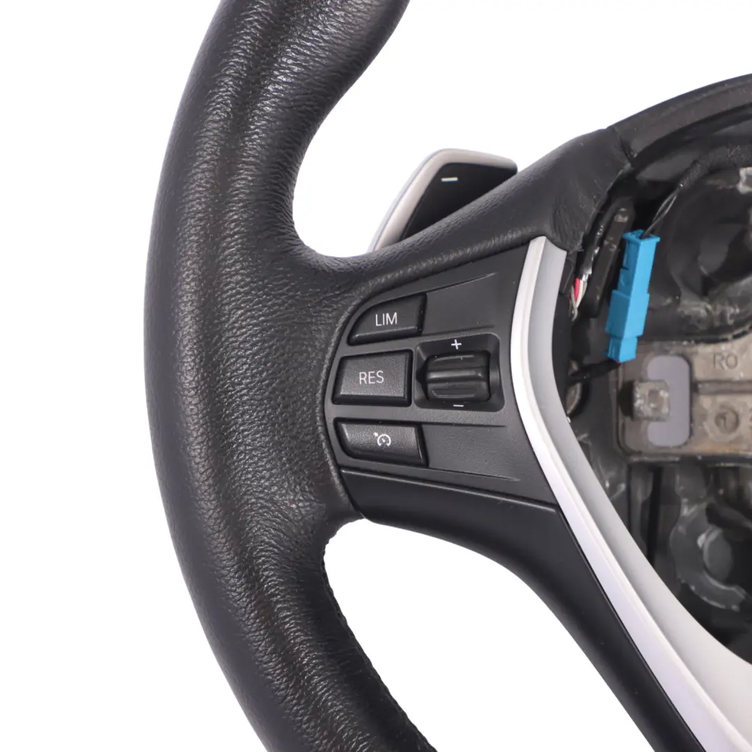 Steering Wheel BMW F20 F21 F30 F31 F32 Black Leather Sport Paddle Shift Heated