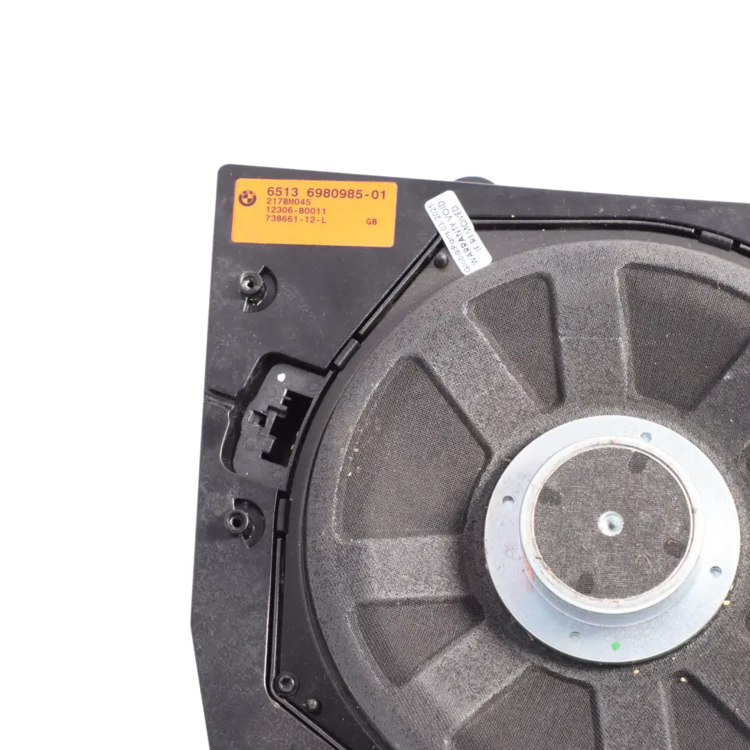 BMW X3 E83 Central Bass Speaker Left N/S Stereo 6980985