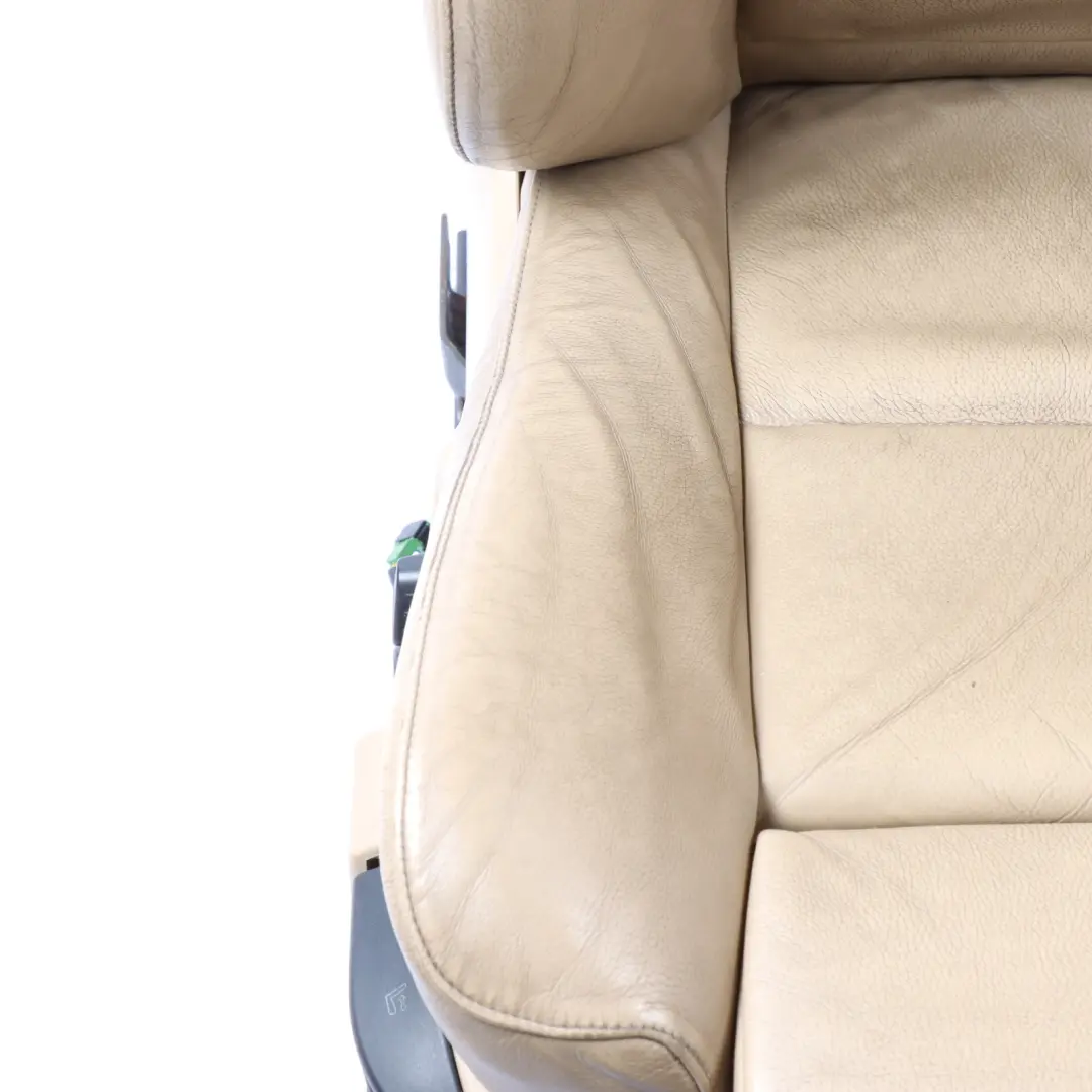 Front Seat BMW E60 E61 Heated M Sport Right O/S Interior Leather Dakota Beige