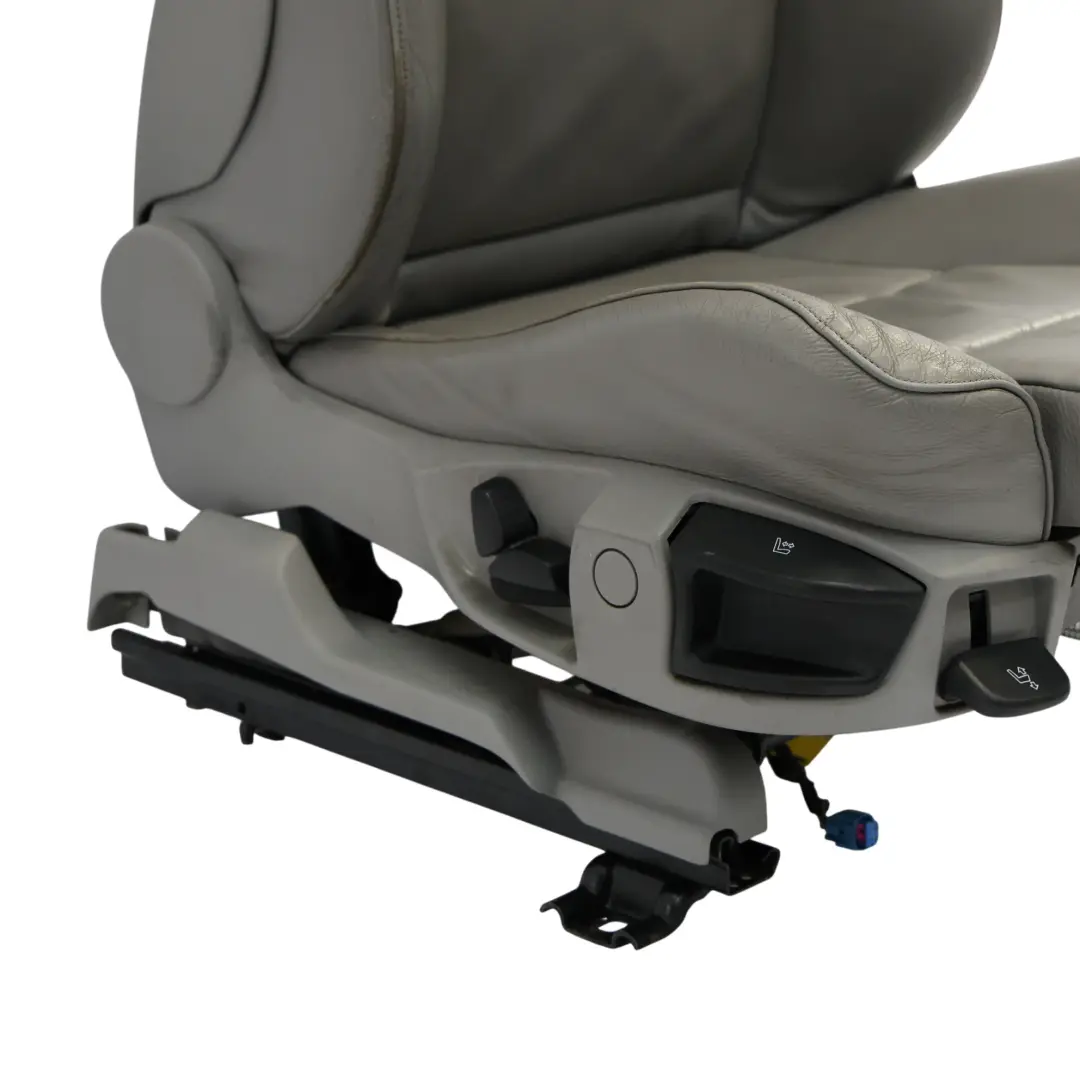 BMW 5 Series E60 E61 M Sport Dakota Grey Leather Front Right O/S Seat
