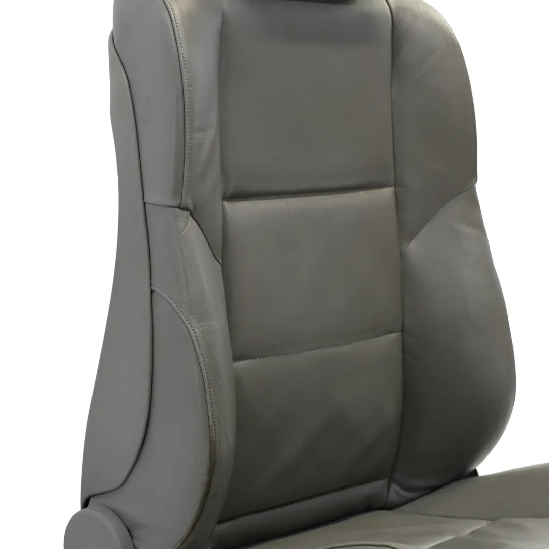 BMW 5 Series E60 E61 M Sport Dakota Grey Leather Front Right O/S Seat