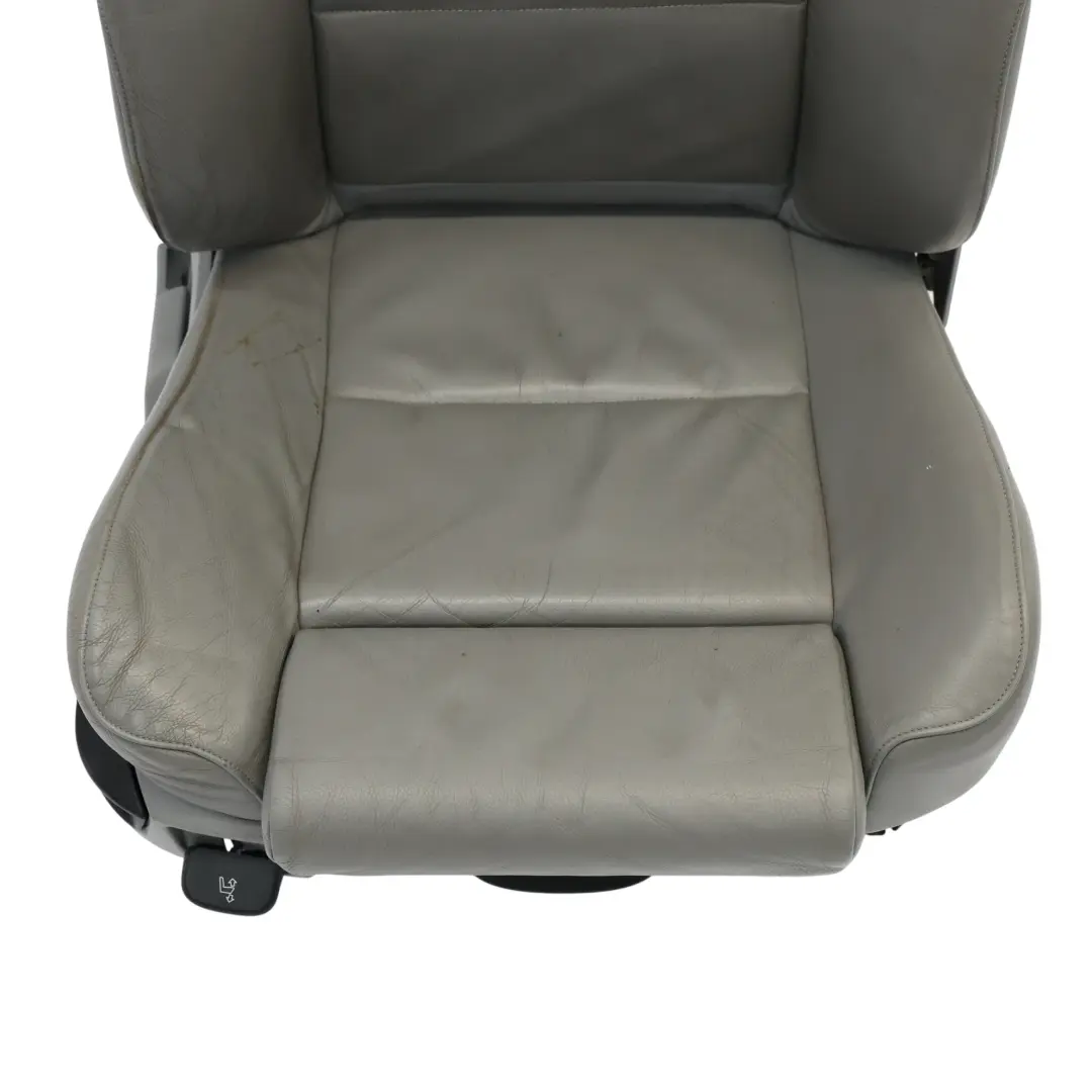 BMW 5 Series E60 E61 M Sport Dakota Grey Leather Front Right O/S Seat