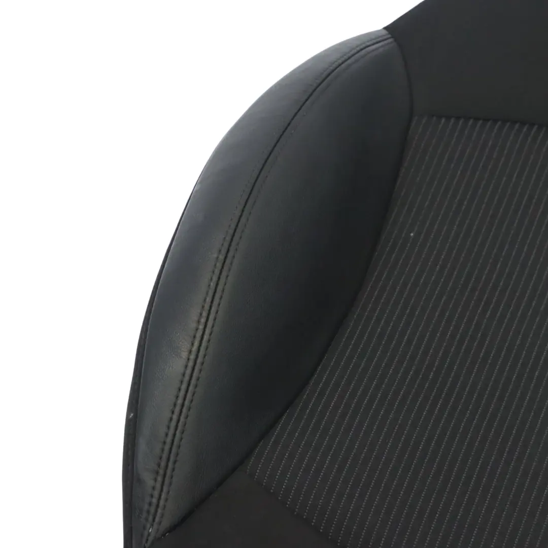 Mini R55 R56 LCI Front Base Seat Cover Cloth Left N/S Leather Black 7270195