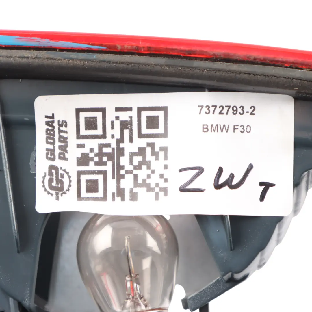 Rear Lamp BMW F30 F80 M3 Saloon Light In Trunk Lid Boot Left N/S 7372793