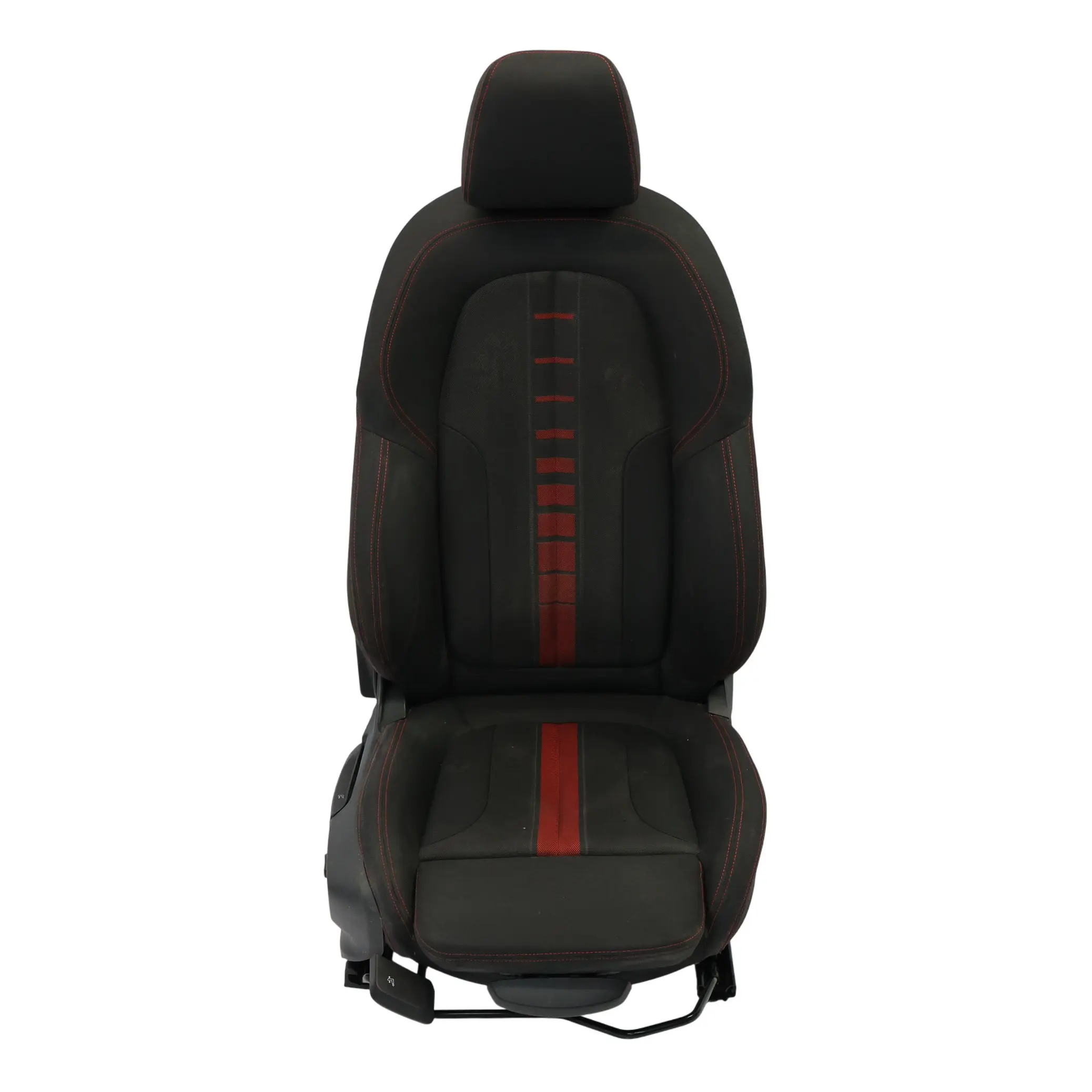 Front Seat BMW F46 Right O/S Sport Passenger Cloth Fabric Race Anthracite Red