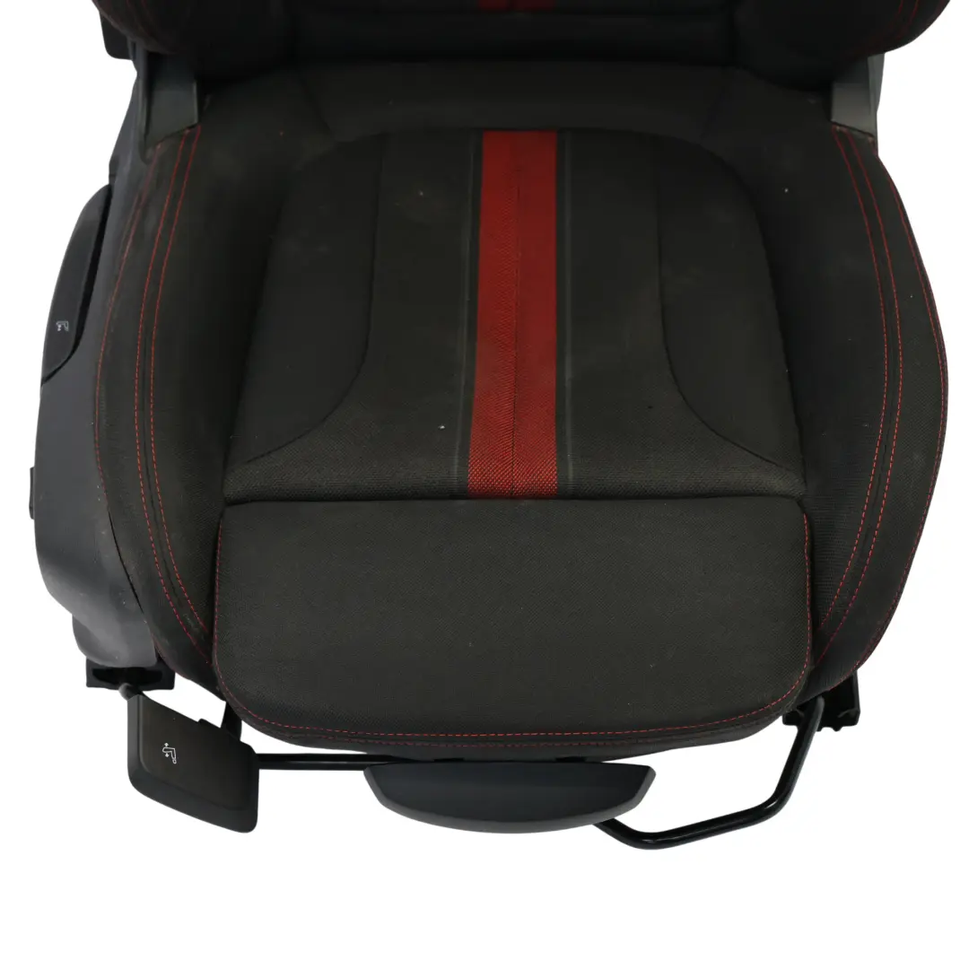 Front Seat BMW F46 Right O/S Sport Passenger Cloth Fabric Race Anthracite Red