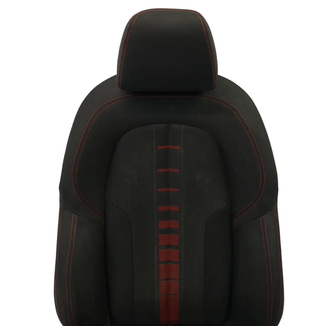 Front Seat BMW F46 Right O/S Sport Passenger Cloth Fabric Race Anthracite Red
