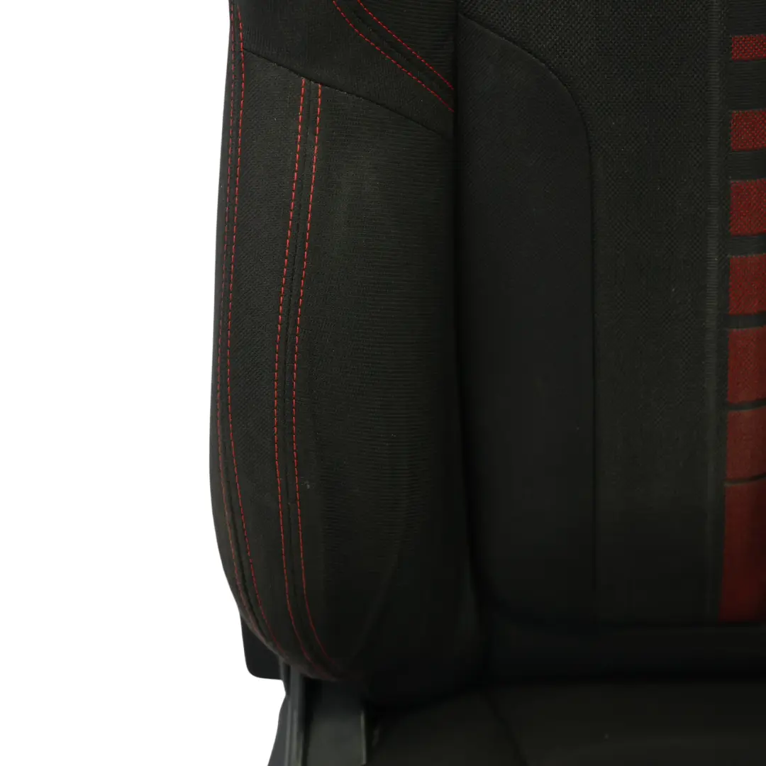 Front Seat BMW F46 Right O/S Sport Passenger Cloth Fabric Race Anthracite Red