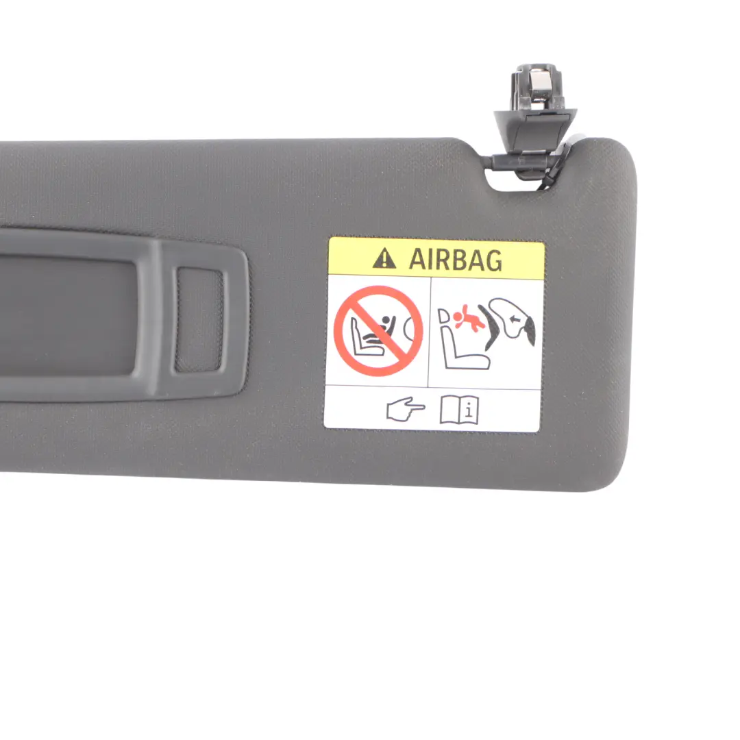 BMW F36 Sun Visor Mirror Panel Sunvisor Left N/S Black 7419609